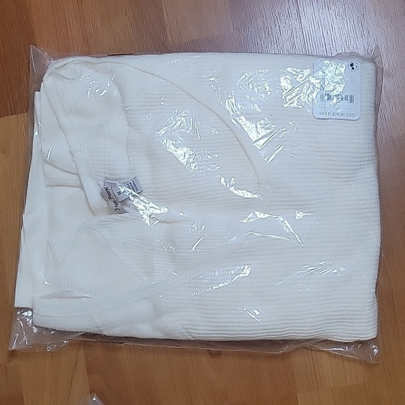 Free People Santa Clara Thermal in Alabaster Size Medium NWT - Picture 9 of 13